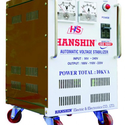 Máy ổn áp HANSHIN 1 pha - Công Ty TNHH TM Và DV Thiết Bị Điện Hà Khôi